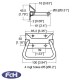 Small Un-Sprung Surface Mount Handle